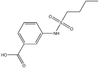 3-[(butylsulfonyl)amino]benzoic acid Struktur