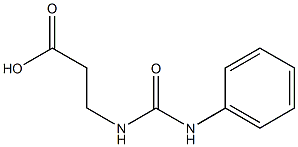 3-[(phenylcarbamoyl)amino]propanoic acid Struktur