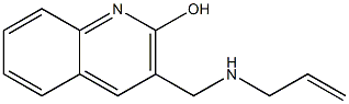 3-[(prop-2-en-1-ylamino)methyl]quinolin-2-ol Struktur