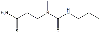 3-[methyl(propylcarbamoyl)amino]propanethioamide Struktur