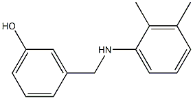 3-{[(2,3-dimethylphenyl)amino]methyl}phenol Struktur