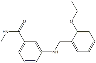 3-{[(2-ethoxyphenyl)methyl]amino}-N-methylbenzamide Struktur