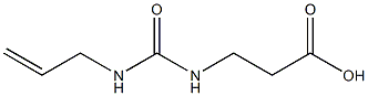 3-{[(allylamino)carbonyl]amino}propanoic acid Struktur