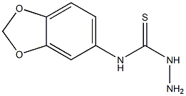 3-amino-1-2H-1,3-benzodioxol-5-ylthiourea Struktur