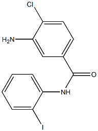 3-amino-4-chloro-N-(2-iodophenyl)benzamide Struktur