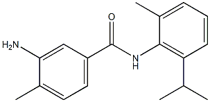 3-amino-4-methyl-N-[2-methyl-6-(propan-2-yl)phenyl]benzamide Struktur