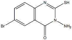 3-amino-6-bromo-2-mercaptoquinazolin-4(3H)-one Struktur