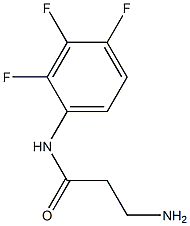 3-amino-N-(2,3,4-trifluorophenyl)propanamide Struktur