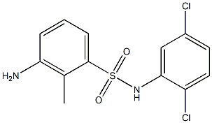 3-amino-N-(2,5-dichlorophenyl)-2-methylbenzene-1-sulfonamide Struktur