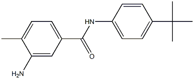 3-amino-N-(4-tert-butylphenyl)-4-methylbenzamide Struktur