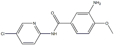 3-amino-N-(5-chloropyridin-2-yl)-4-methoxybenzamide Struktur