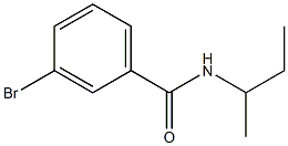 3-bromo-N-(sec-butyl)benzamide Struktur