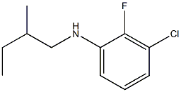 3-chloro-2-fluoro-N-(2-methylbutyl)aniline Struktur