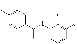 3-chloro-2-fluoro-N-[1-(2,4,5-trimethylphenyl)ethyl]aniline Struktur