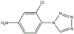 3-chloro-4-(1H-tetrazol-1-yl)aniline Struktur