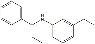 3-ethyl-N-(1-phenylpropyl)aniline Struktur