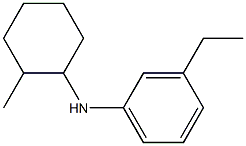 3-ethyl-N-(2-methylcyclohexyl)aniline Struktur