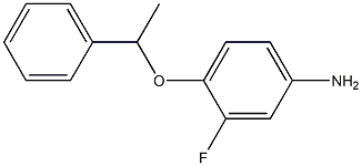 3-fluoro-4-(1-phenylethoxy)aniline Struktur