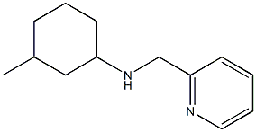 3-methyl-N-(pyridin-2-ylmethyl)cyclohexan-1-amine Struktur