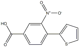 3-nitro-4-thien-2-ylbenzoic acid Struktur