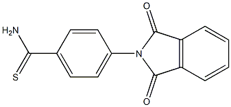 4-(1,3-dioxo-1,3-dihydro-2H-isoindol-2-yl)benzenecarbothioamide Struktur