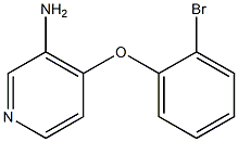 4-(2-bromophenoxy)pyridin-3-amine Struktur