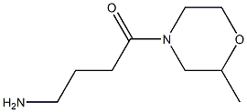 4-(2-methylmorpholin-4-yl)-4-oxobutan-1-amine Struktur