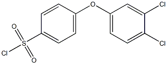 4-(3,4-dichlorophenoxy)benzene-1-sulfonyl chloride Struktur