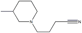 4-(3-methylpiperidin-1-yl)butanenitrile Struktur