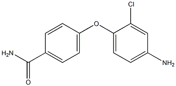 4-(4-amino-2-chlorophenoxy)benzamide Struktur