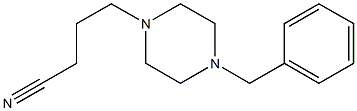 4-(4-benzylpiperazin-1-yl)butanenitrile Struktur