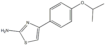 4-(4-isopropoxyphenyl)-1,3-thiazol-2-amine Struktur