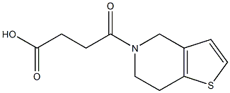 4-(6,7-dihydrothieno[3,2-c]pyridin-5(4H)-yl)-4-oxobutanoic acid Struktur