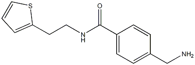 4-(aminomethyl)-N-(2-thien-2-ylethyl)benzamide Struktur