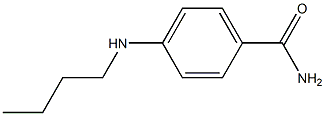 4-(butylamino)benzamide Struktur