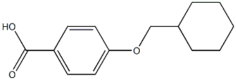 4-(cyclohexylmethoxy)benzoic acid Struktur