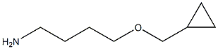 4-(cyclopropylmethoxy)butan-1-amine Struktur