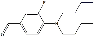 4-(dibutylamino)-3-fluorobenzaldehyde Struktur