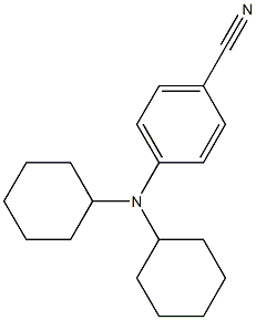 4-(dicyclohexylamino)benzonitrile Struktur