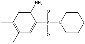 4,5-dimethyl-2-(piperidine-1-sulfonyl)aniline Struktur