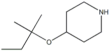 4-[(2-methylbutan-2-yl)oxy]piperidine Struktur