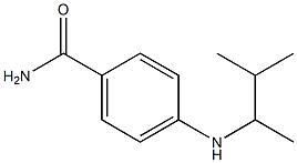 4-[(3-methylbutan-2-yl)amino]benzamide Struktur