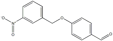 4-[(3-nitrobenzyl)oxy]benzaldehyde Struktur