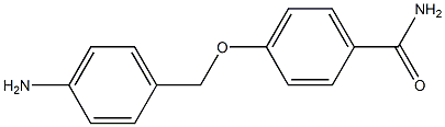 4-[(4-aminophenyl)methoxy]benzamide Struktur