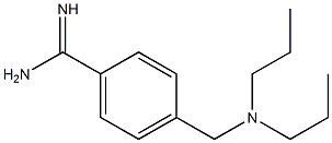 4-[(dipropylamino)methyl]benzenecarboximidamide Struktur