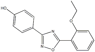 4-[5-(2-ethoxyphenyl)-1,2,4-oxadiazol-3-yl]phenol Struktur