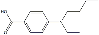 4-[butyl(ethyl)amino]benzoic acid Struktur