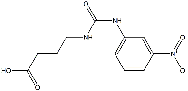 4-{[(3-nitrophenyl)carbamoyl]amino}butanoic acid Struktur