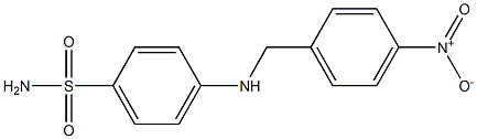 4-{[(4-nitrophenyl)methyl]amino}benzene-1-sulfonamide Struktur