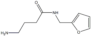 4-amino-N-(2-furylmethyl)butanamide Struktur